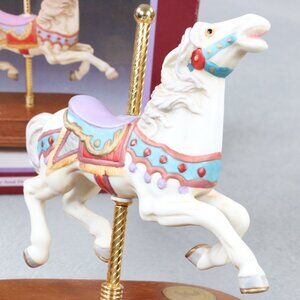 Carousel Splendor Special Edition Musical Carousel Horse Figurine w/Box